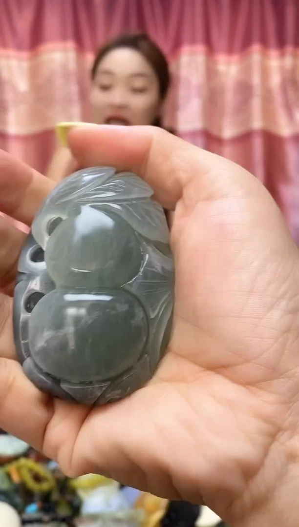 未镶嵌岫玉手把