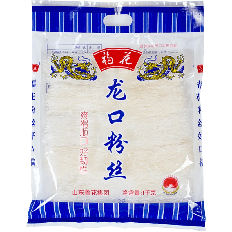 鲁花鲁花1000g龙口粉丝麻辣烫火锅食材绿豆粉条炖菜拌粉干货