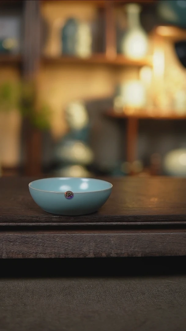【闪购商品】杯仿古宋臻釉普洱杯大瑕190