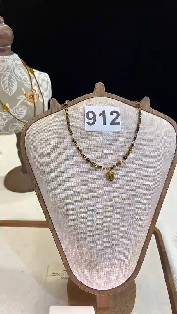 项链钛钢淡水珍珠912