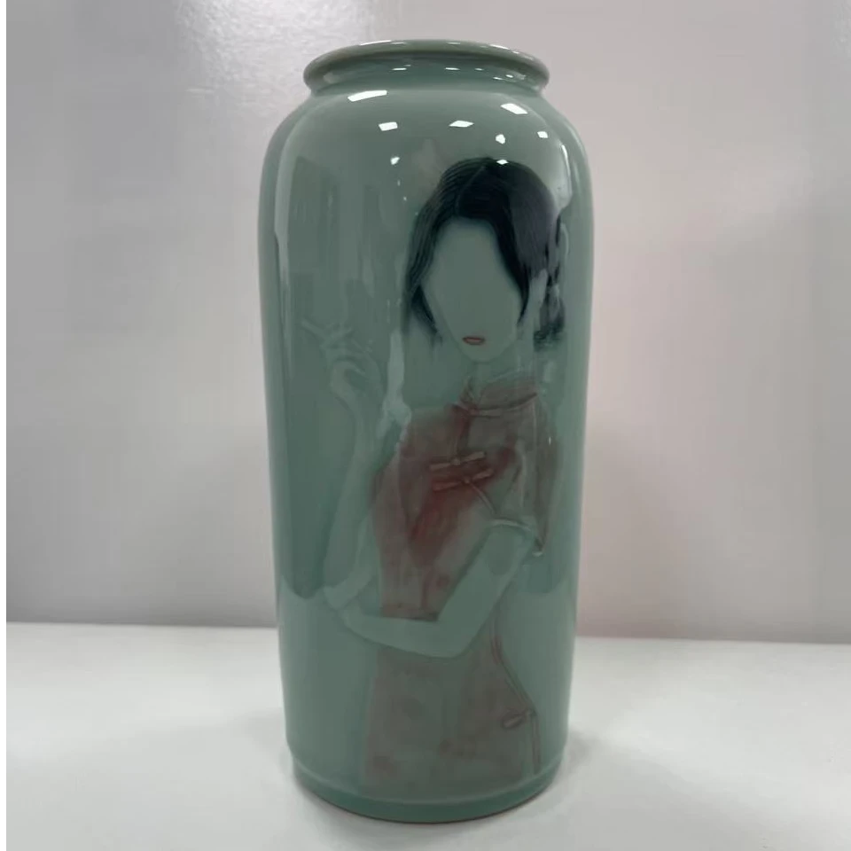SHTC-3681[学茶严选]旗袍女子花器杯