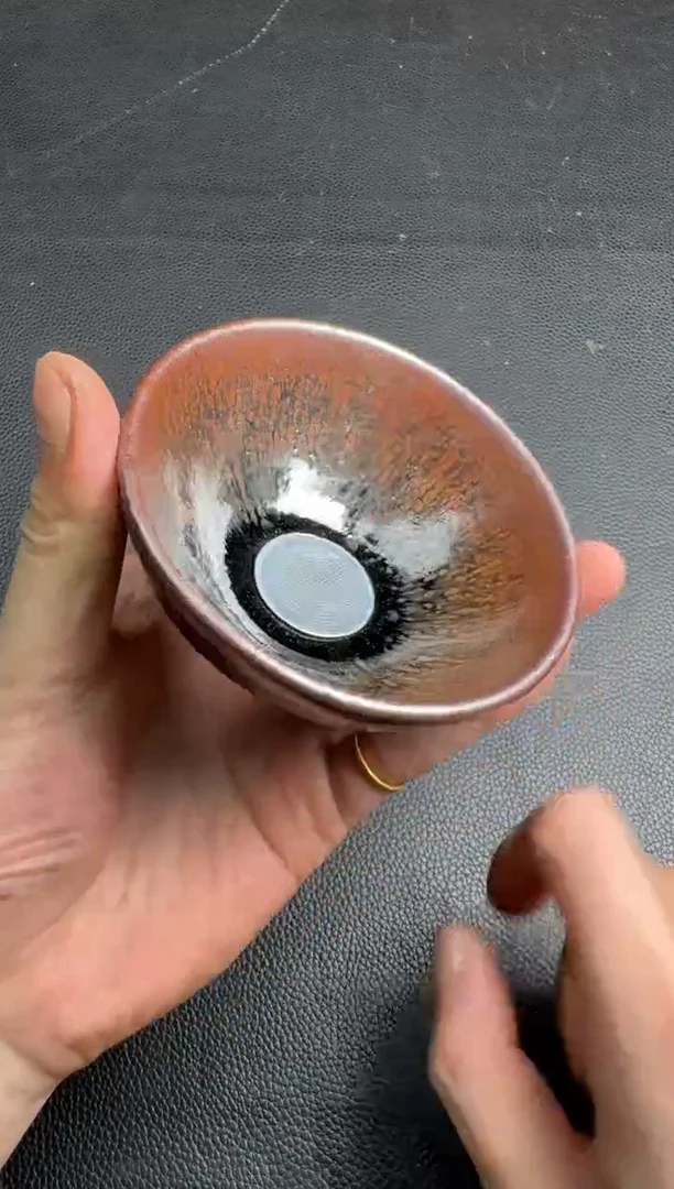 茶盏严柳忠龙窑柴烧茶漏174