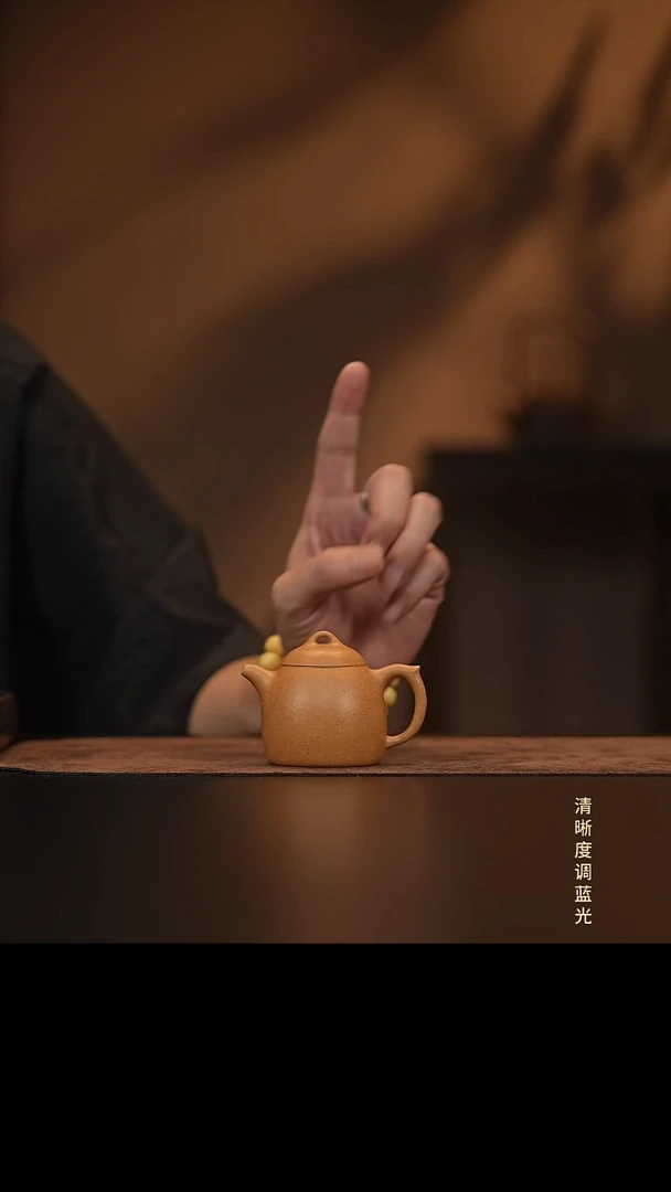 允禾斋  紫砂壶  秦权  黄段