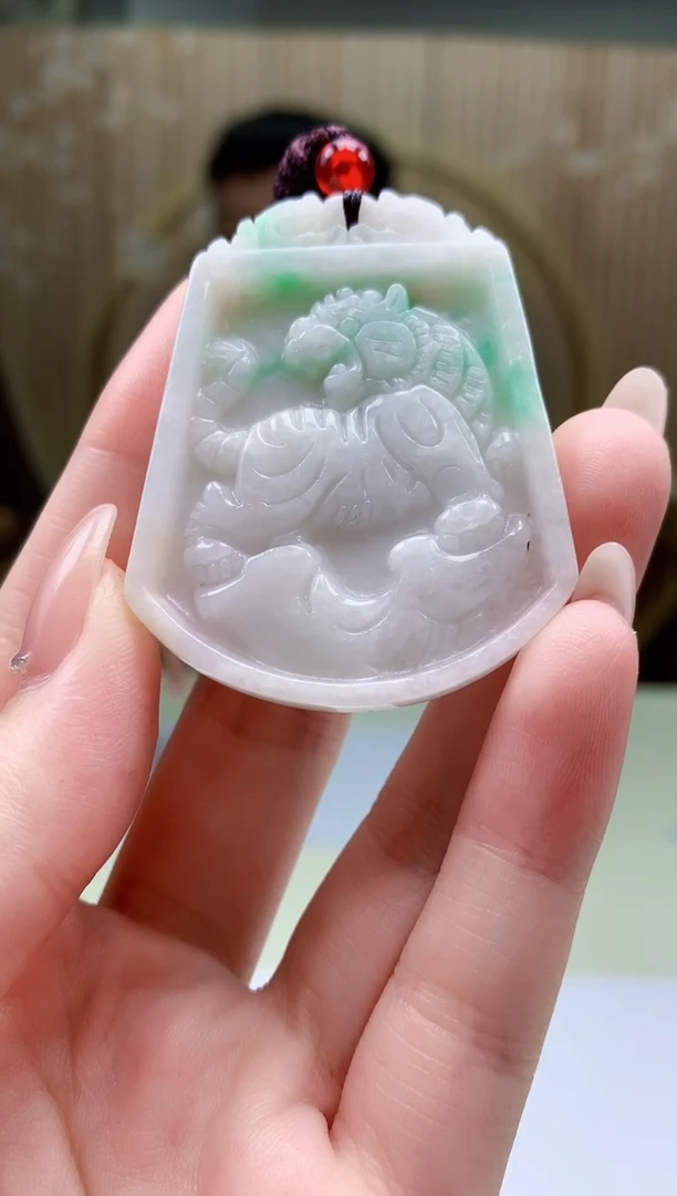 翡翠未镶嵌颈饰4812jw-jj挂件1