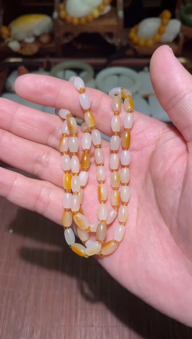 颈饰未镶嵌和田玉链子多样性任选其一发货