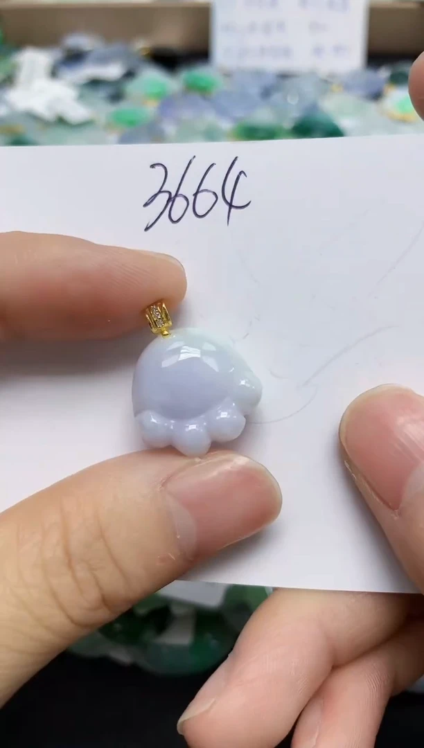 翡翠未镶嵌颈饰天然缅甸翡翠A货