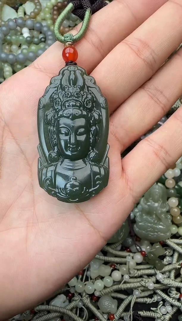 颈饰未镶嵌和田玉拍一发一