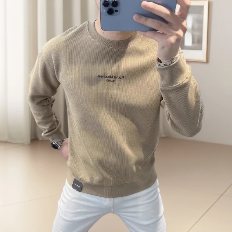 巴康波劳欧洲站新款美式休闲长袖卫衣秋冬休闲字母设计感时尚百搭