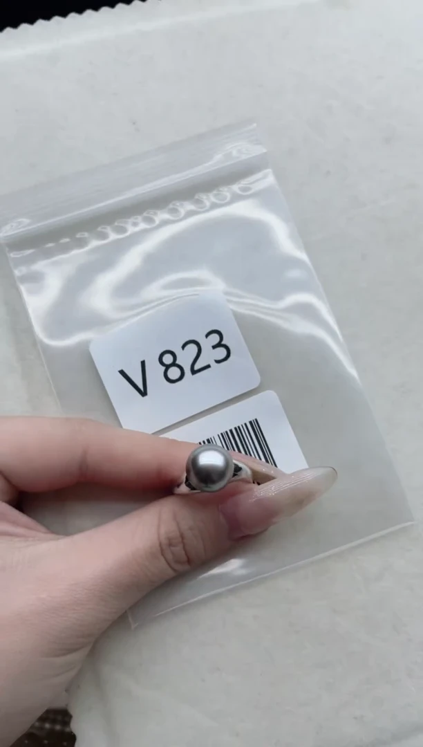 【闪购商品】海水珍珠戒指银S925镶嵌V823