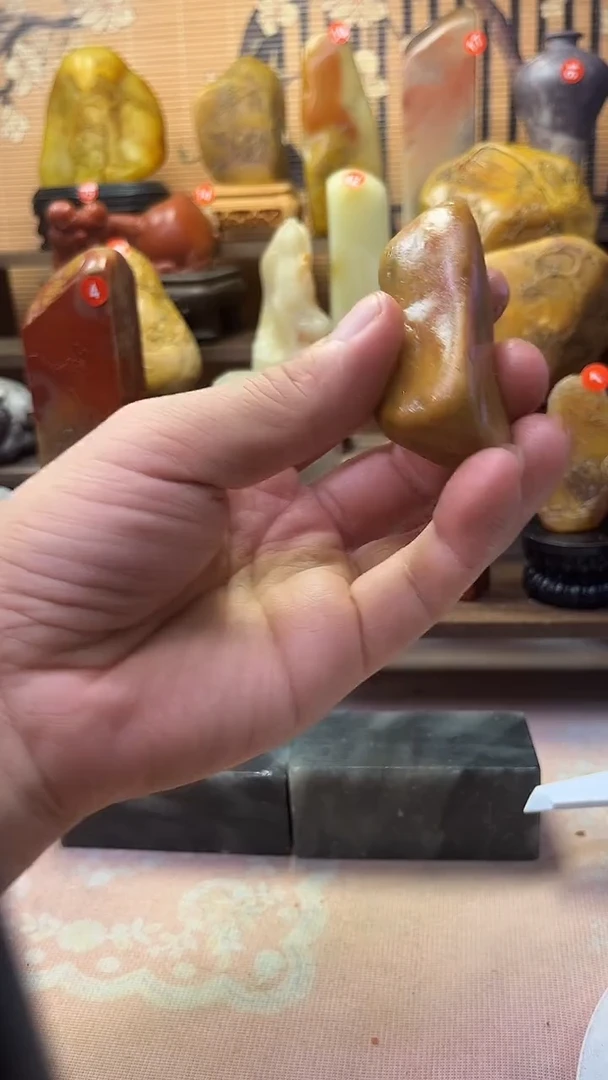 寿山石印石（****）寿山石田料溪蛋