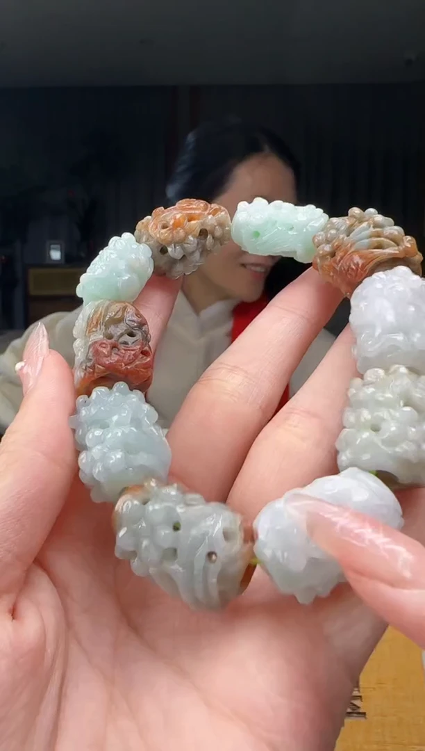 【闪购商品】翡翠手串未镶嵌MM@@WS1WX28352