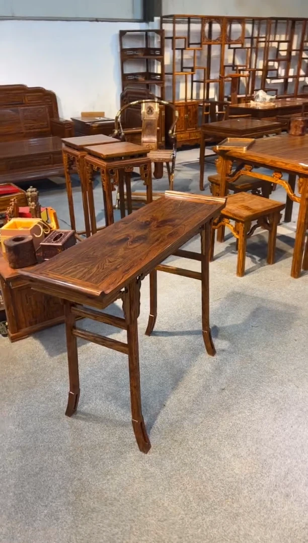 【闪购商品】花梨木类木雕案子一个