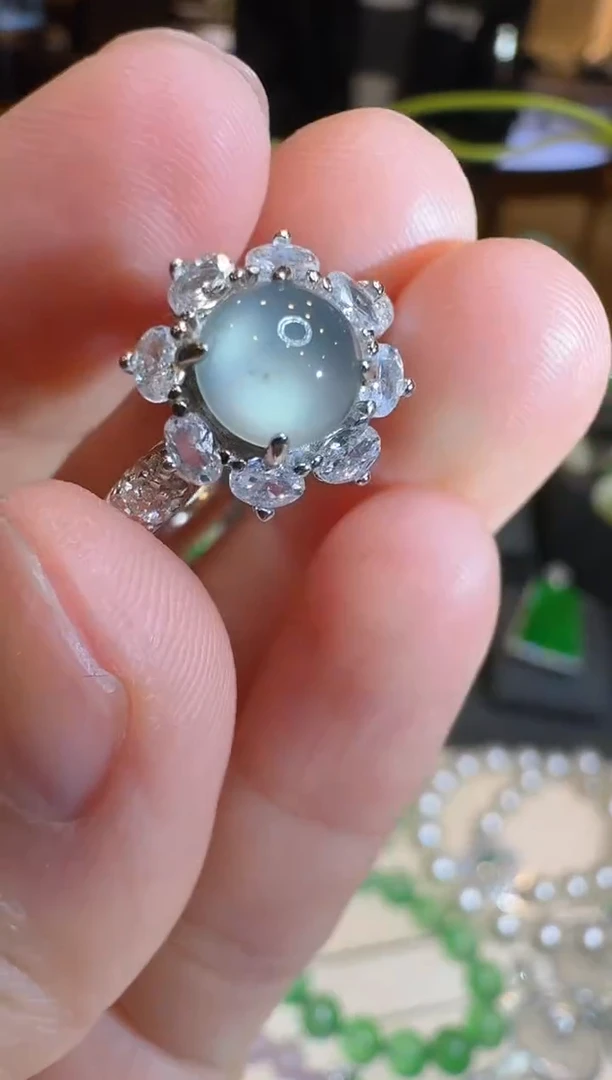 【闪购商品】翡翠戒指银S925镶嵌多样性团购发一件