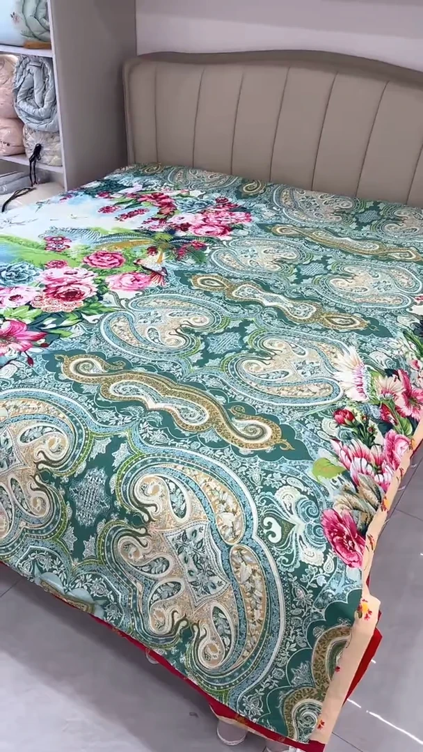 棉全棉贡缎被罩（2米x2.3米）5