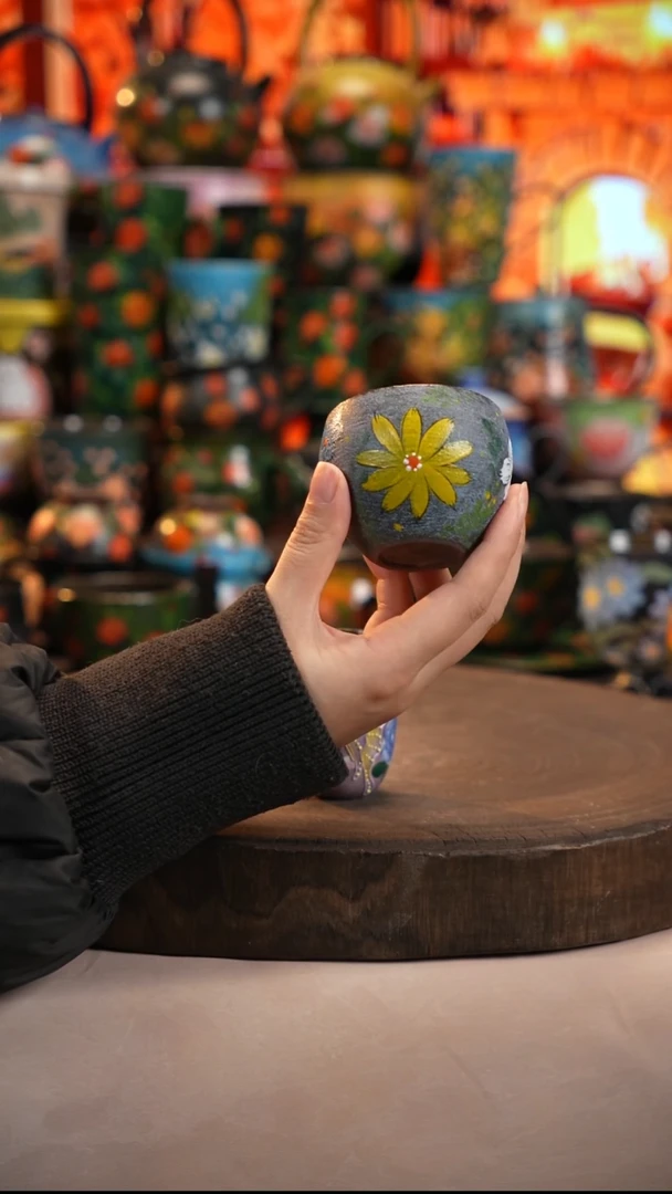 油画   釉下彩   杯子