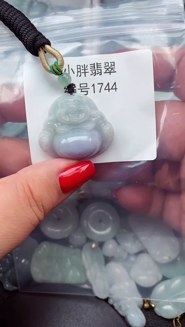 颈饰未镶嵌翡翠缅甸天然A货翡翠1744