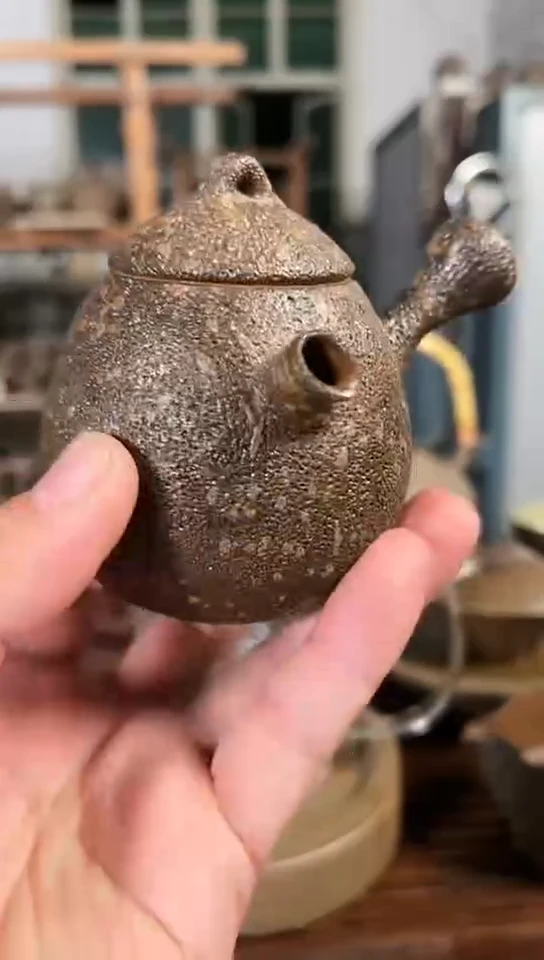 【闪购商品】冰碛岩陶制手工壶