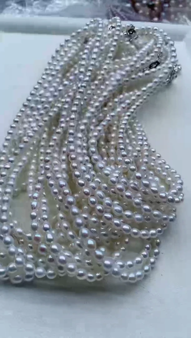 项链合金淡水珍珠多样性发其一，非无暇