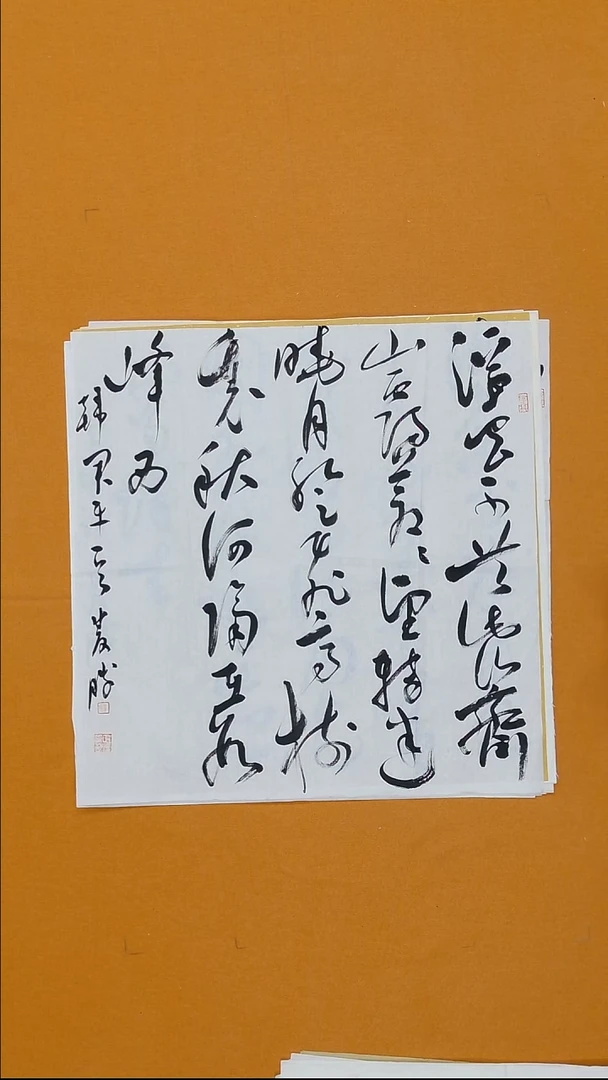 书法崔双胜  68*68 甘肃