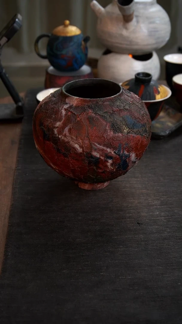 【闪购商品】其他大漆花器969小康茶器