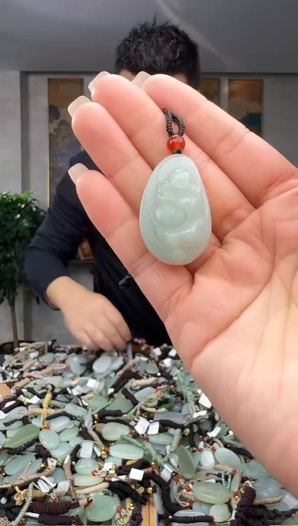 颈饰未镶嵌和田玉拍一发一多样性发货