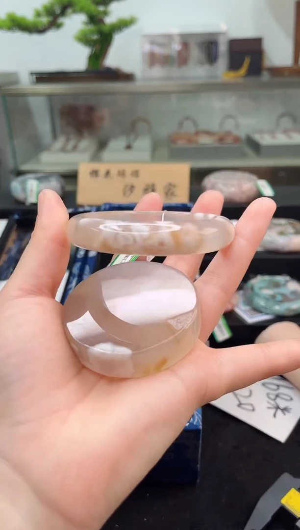 未镶嵌手镯石英质玉59圈口（赠品镯心）3889413