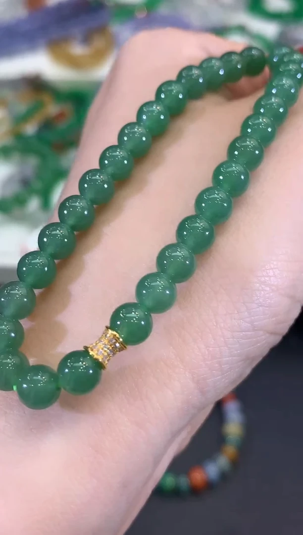 未镶嵌手串翡翠B173