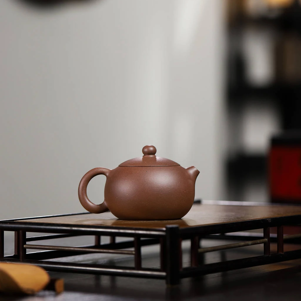 胡伟 西施 黄龙山原矿紫泥 150cc 全手工手工茶壶纯手工