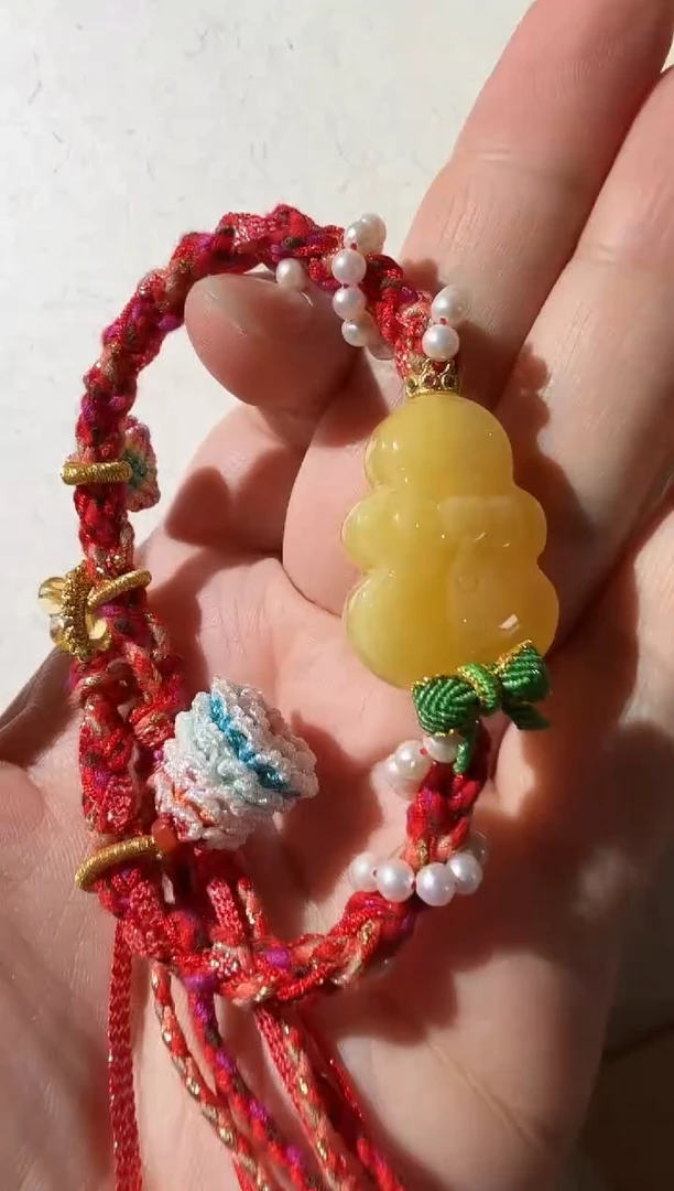 【闪购商品】蜜蜡手链未镶嵌蜜蜡姜饼人手链