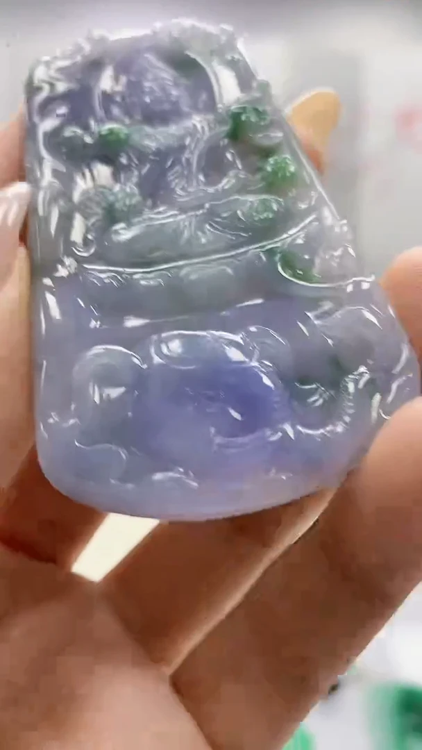 未镶嵌定制翡翠5123ty-毛货挂件91