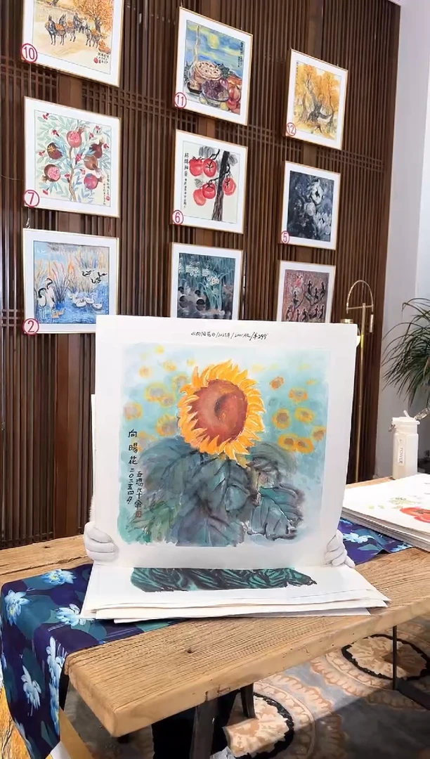 版画耿玉琨名章限量版画S