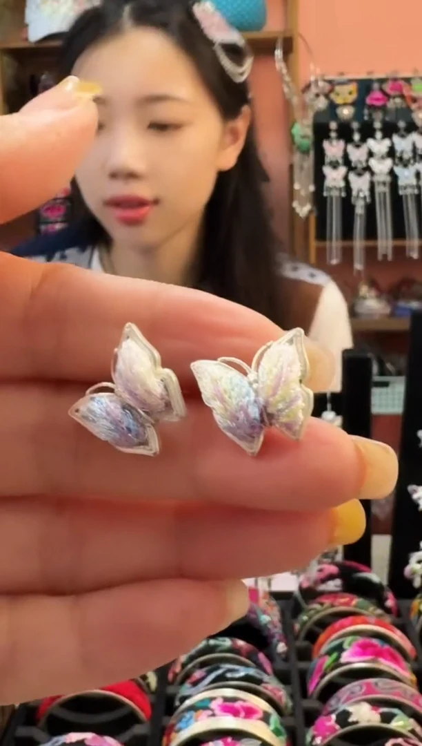 织绣艺枝独绣老绣饰品163