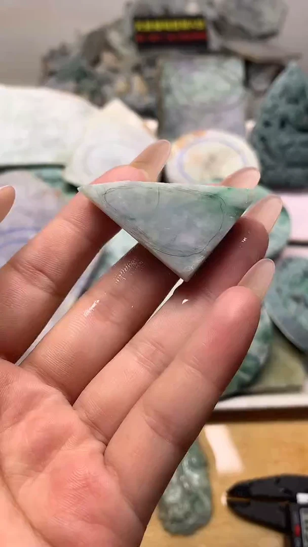 裸石翡翠天然缅甸翡翠A货75