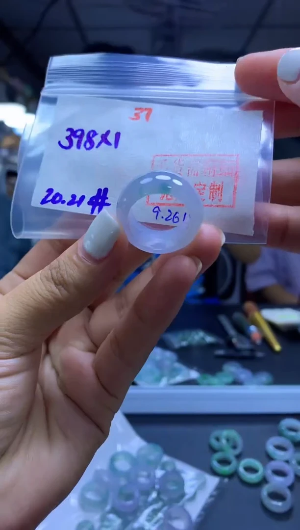 未镶嵌定制翡翠戒圈#398元-毛货需精细抛光