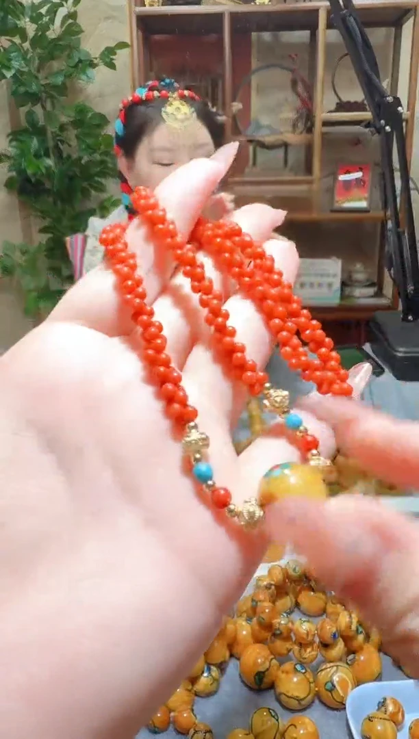 蜜蜡颈饰未镶嵌9521天然蜜蜡珠宝奇石全都保真