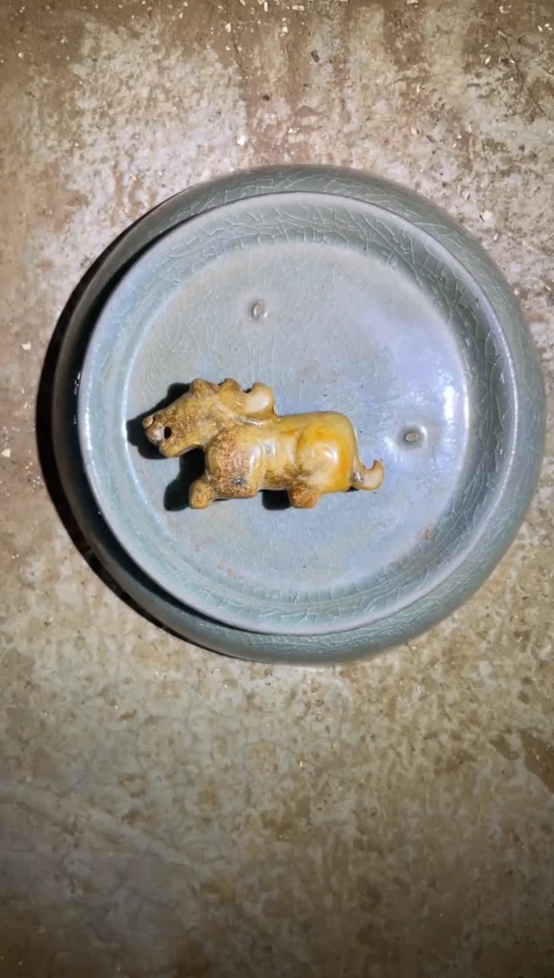 瓷片手工，手绘，陶瓷
