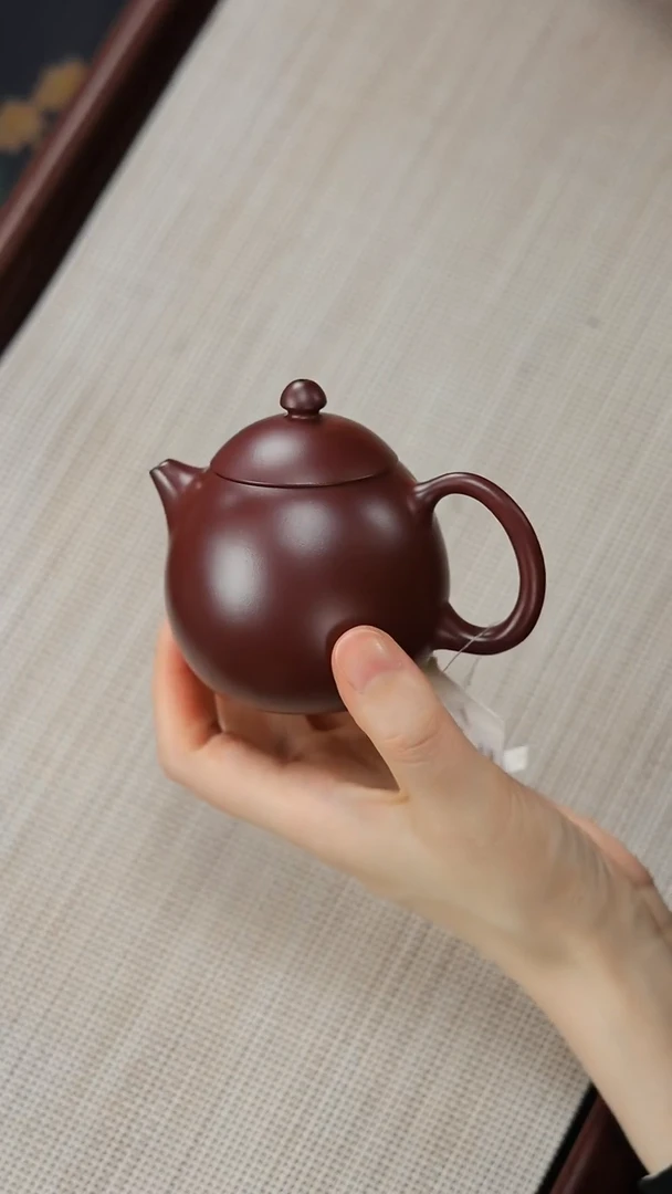【闪购商品】紫砂茶壶hd龙血砂 龙蛋125cc