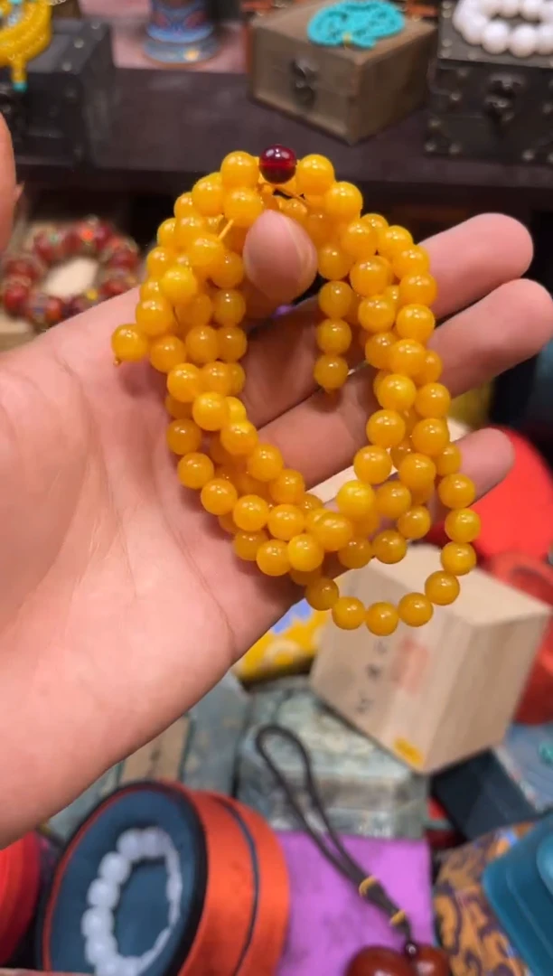 未镶嵌蜜蜡裸石Q刘哥高端专属精品41