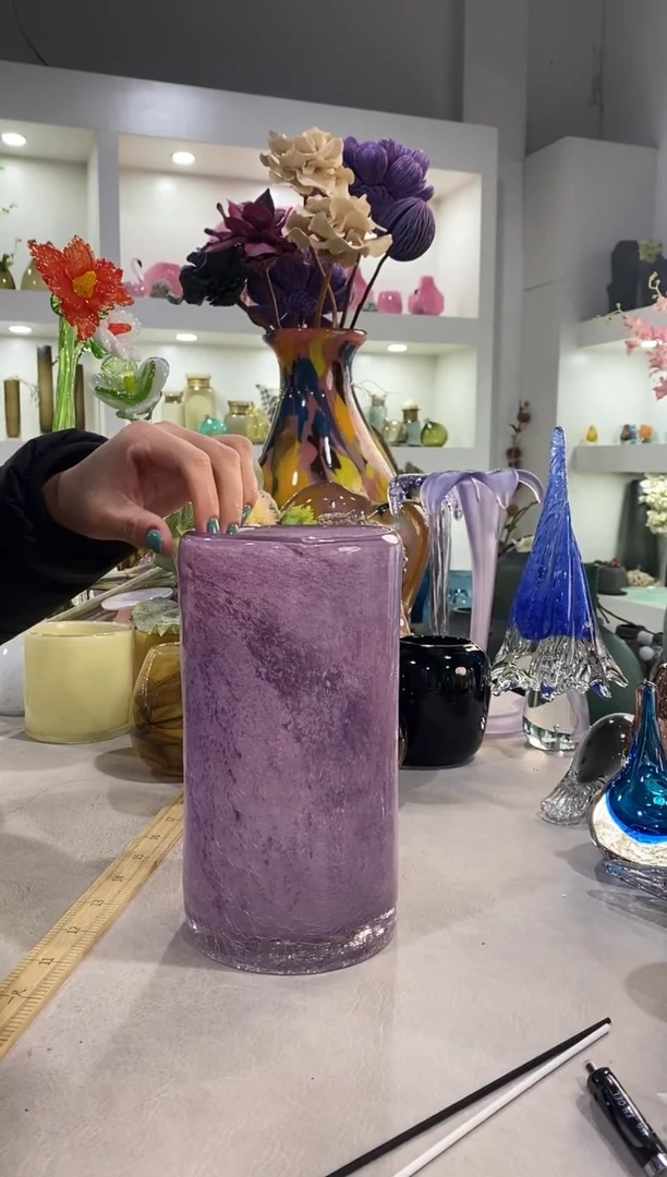慕忆家手作琉璃花瓶