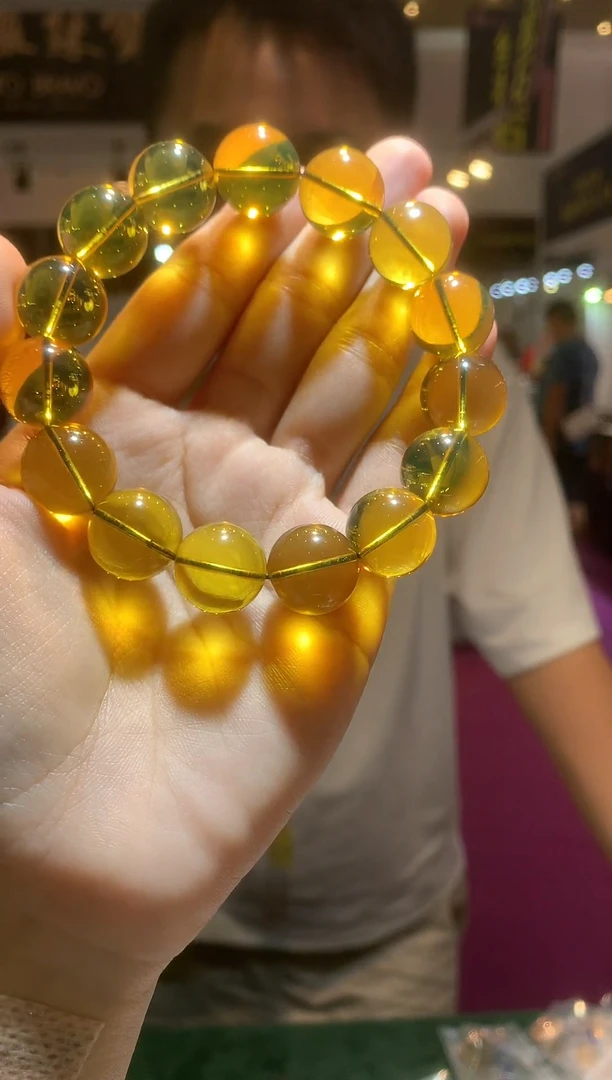 手串琥珀未镶嵌多米矿工严选