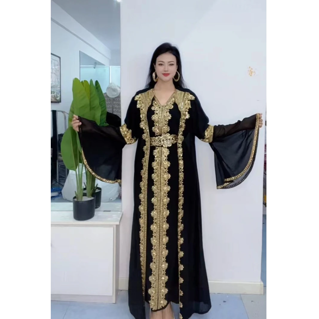 5023重工绣珠轻奢贵气时尚设计款礼服款两件套套装