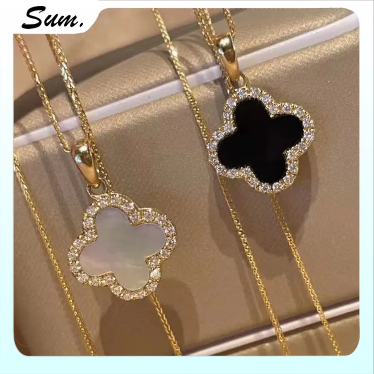 合金项链 Summer四叶草项链高版本女时尚小香风气质项链轻奢小众