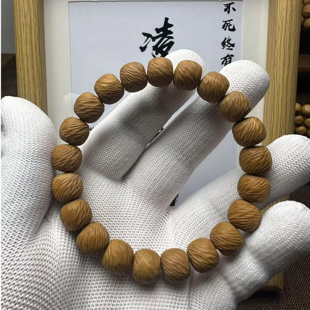 【凌云造物】猴头核桃--雕刻款--云锦--全品无暇