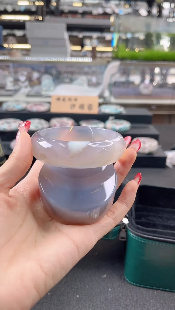 未镶嵌手镯石英质玉62圈口（赠品镯心）626408