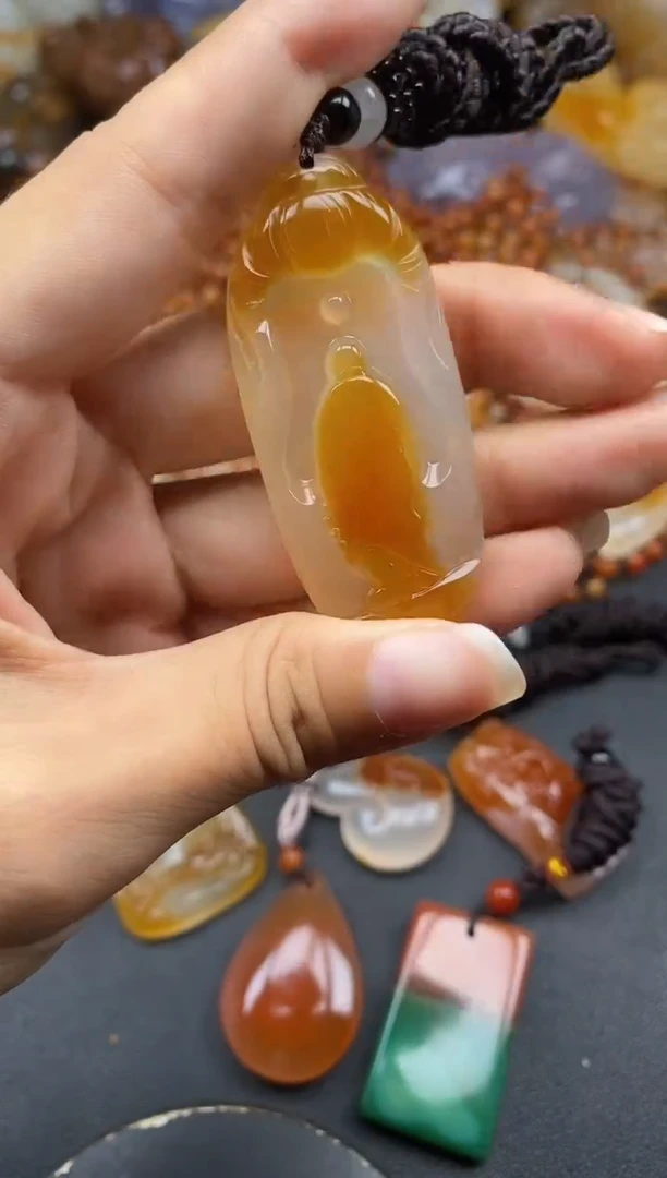 未镶嵌1玛瑙/玉髓望***念ll