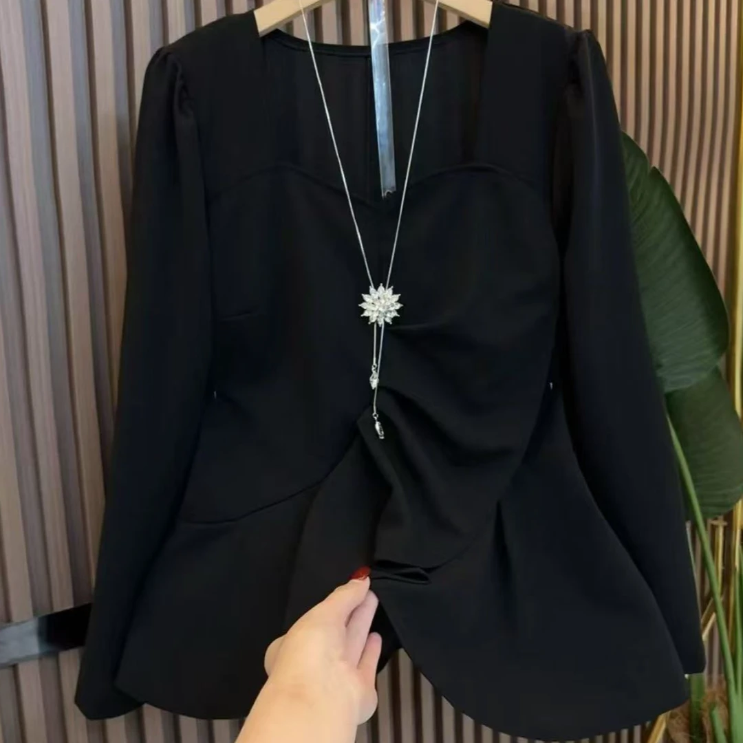 清 春款韩版显瘦打底衫#5263