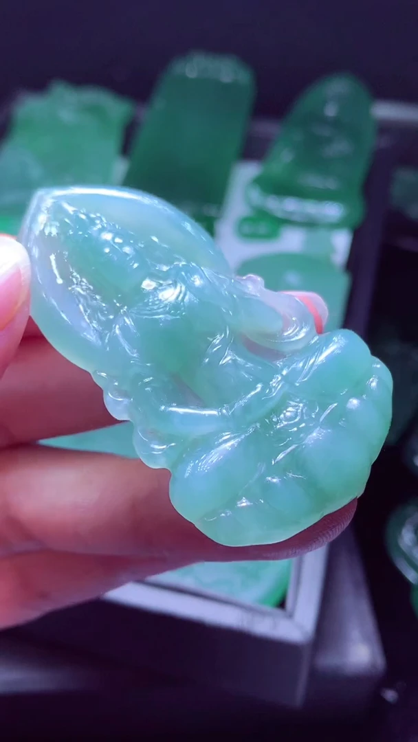 未镶嵌定制翡翠一***！天然翡翠A货 官方基地发货