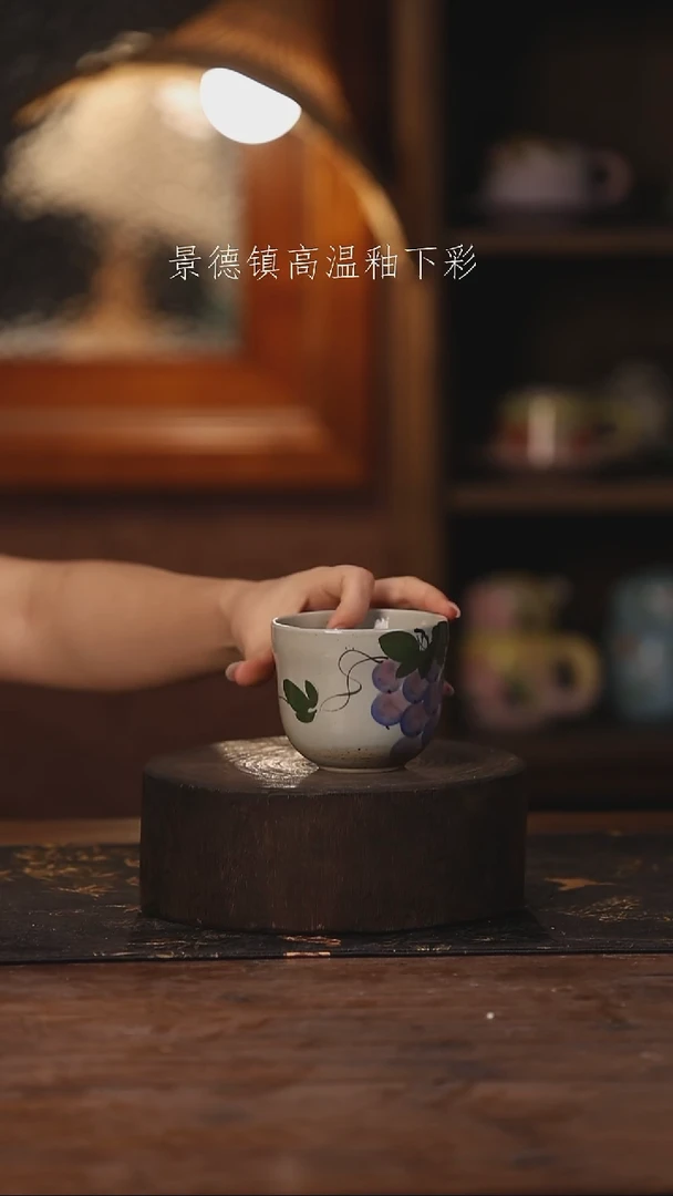 陶瓷景德镇高温釉下手绘陶瓷441