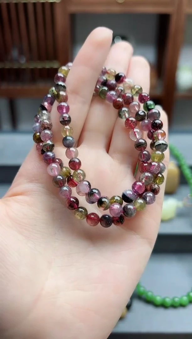 【闪购商品】碧玺颈饰未镶嵌碧玺长串 ZD