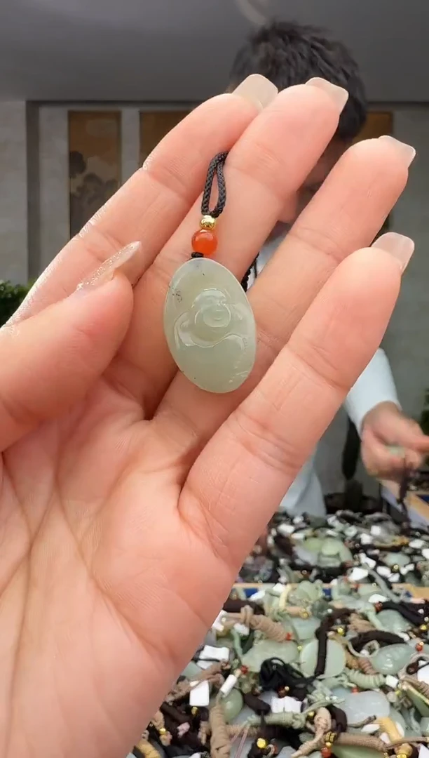 颈饰未镶嵌和田玉拍一发一多样性发货